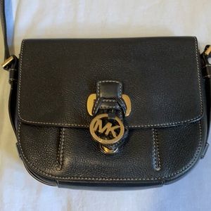 Michael Kors leather Half Dome crossbody purse